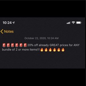 🚨🚨🚨20% OFF ANY BUNDLE OF 2 OR MORE🚨🚨🚨